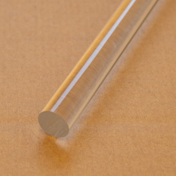 15mm Clear Acrylic Round Rod (extruded)